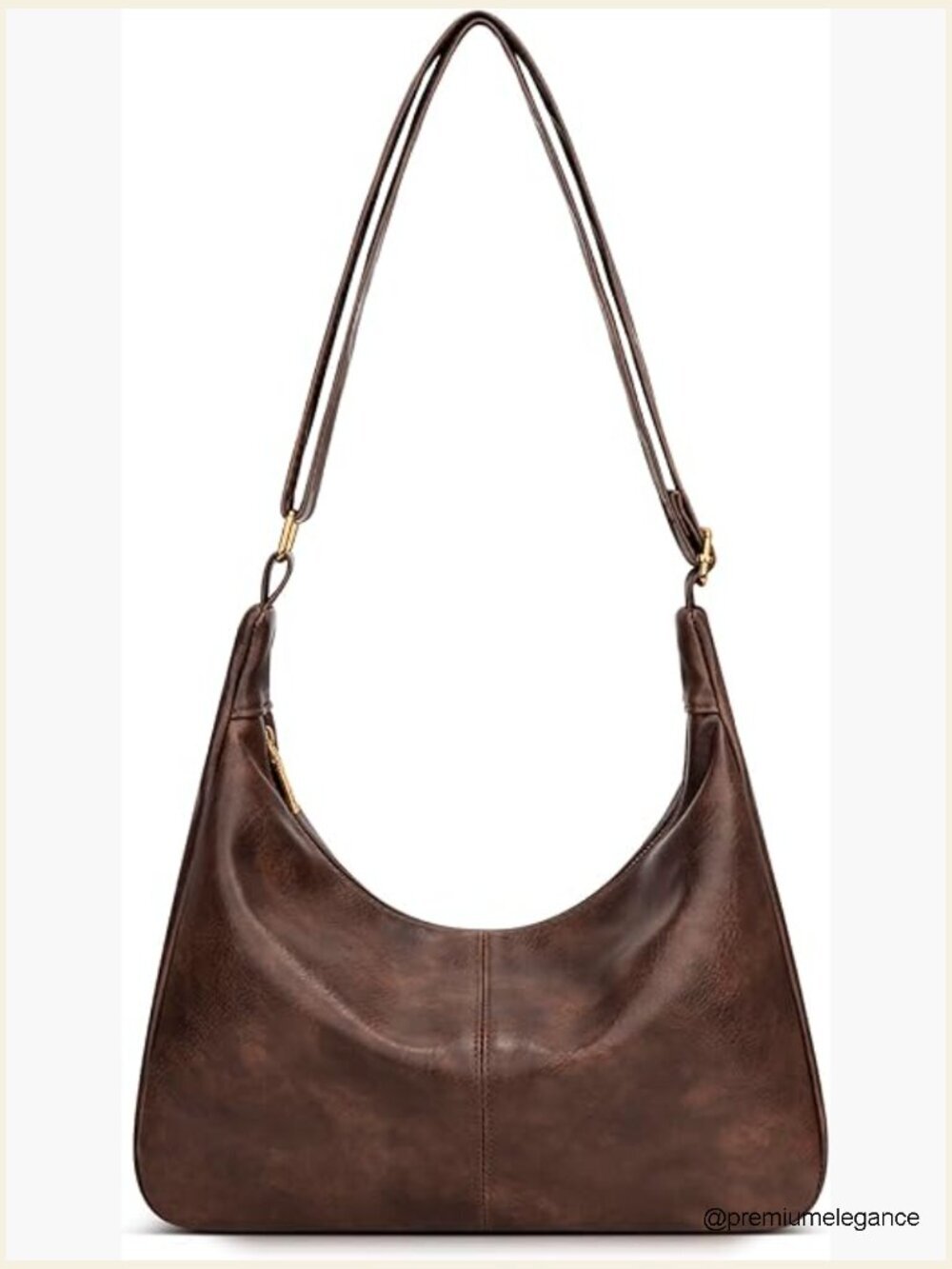 Ultra Soft Slouchy Hobo Bag Vegan Leather Shoulder Crossbody Tote Purse with